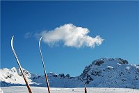 Dai Piani di Ceresola ai Piani di Bobbio per una sciata sulla pista di fondo anche con raspa (dom. 21 dicembre 08) - FOTOGALLERY